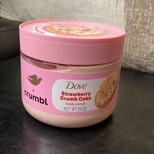 Dove x Crumbl Limited Edition Strawberry Crumb Cake Body Scrub